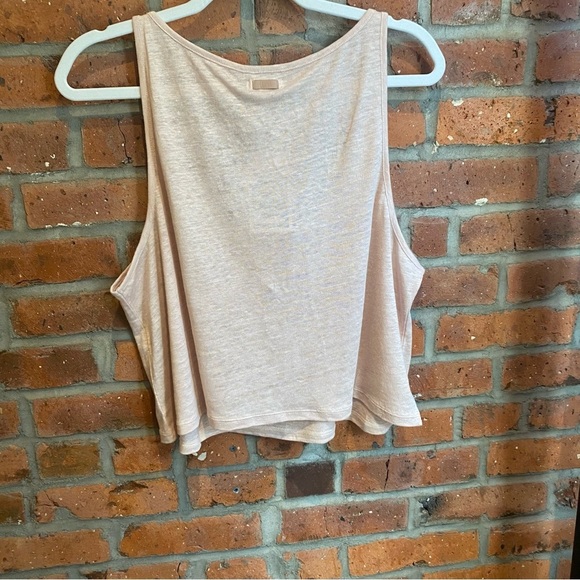 Lunya Linen Knit Tank Special Edition Color Dusty Rose NWT - Picture 6 of 11